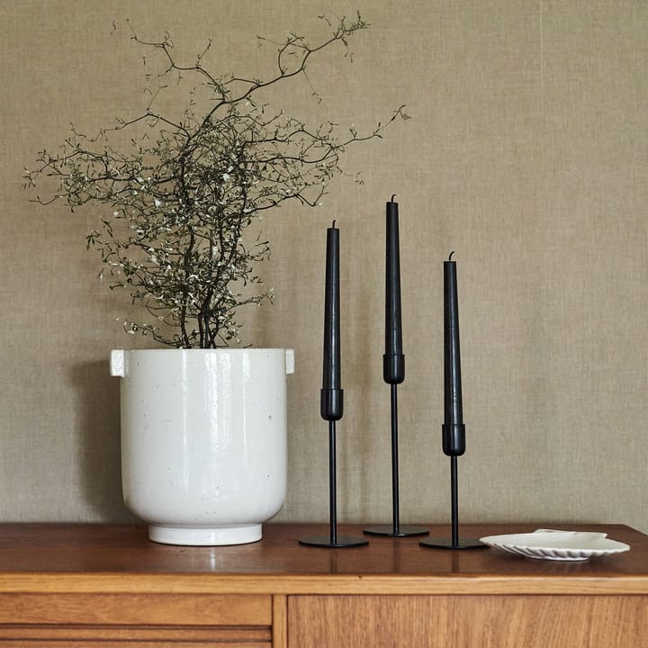 Arctic ljusstake 18 cm, Svart Scandi Living
