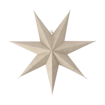 Bare adventsstjärna natur - 45 cm - Scandi Living