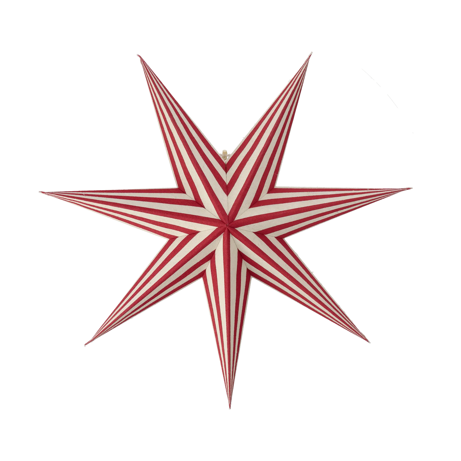 Bare adventsstjärna vit-rödrandig, 60 cm Scandi Living
