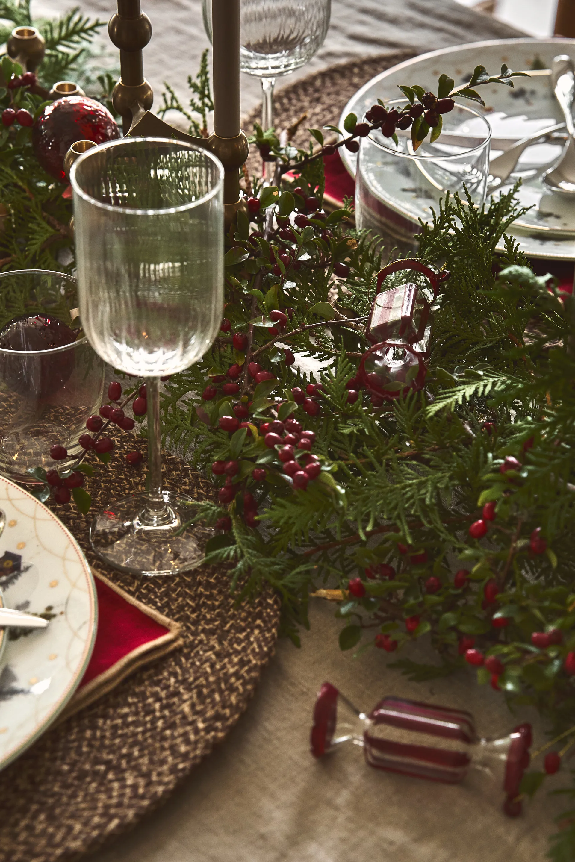 Bonbons julgranskula 6-pack, Röd Scandi Living