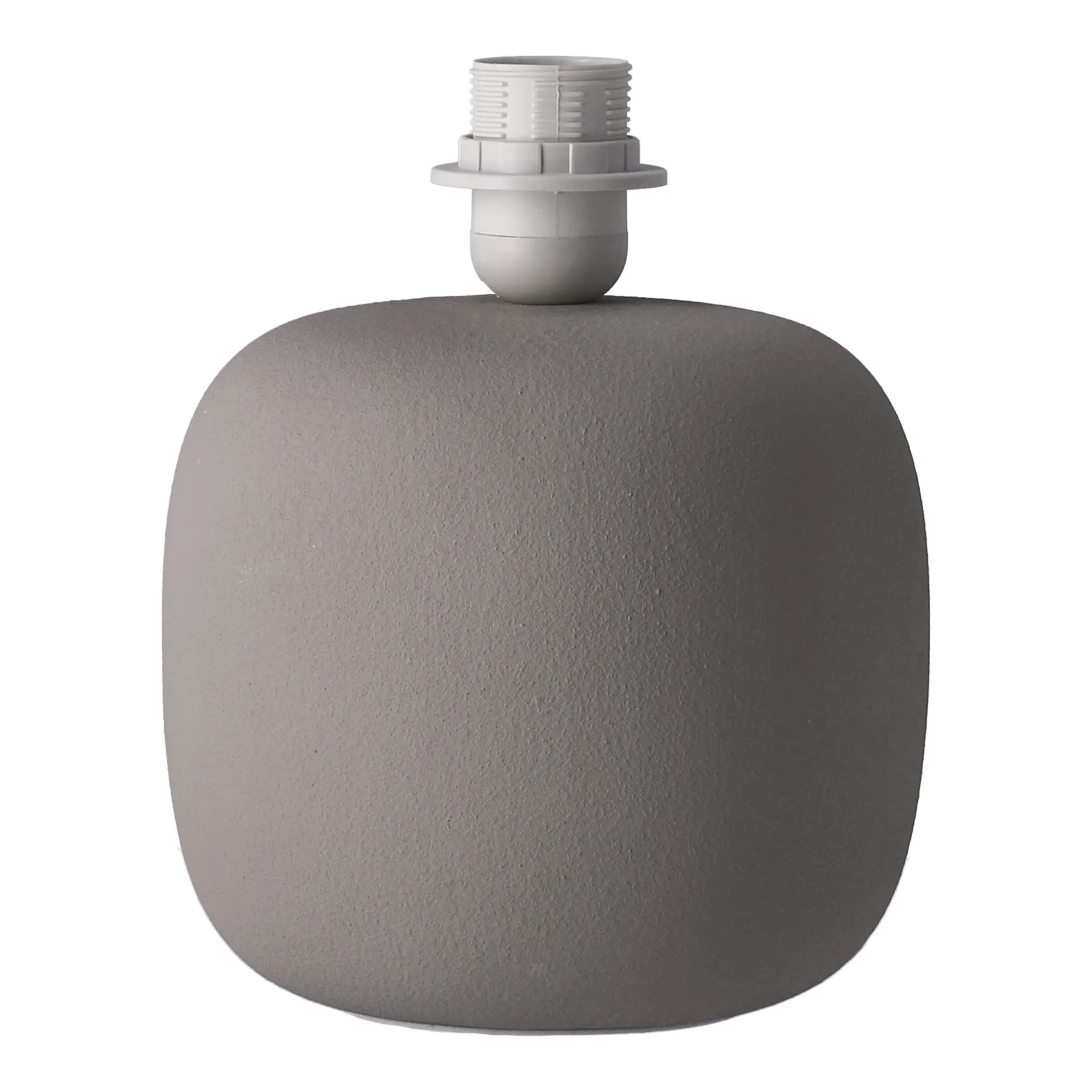 Boulder bordslampa 29 cm grey-pleated white,  Scandi Living