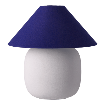 Boulder bordslampa 29 cm white-cobolt - undefined - Scandi Living