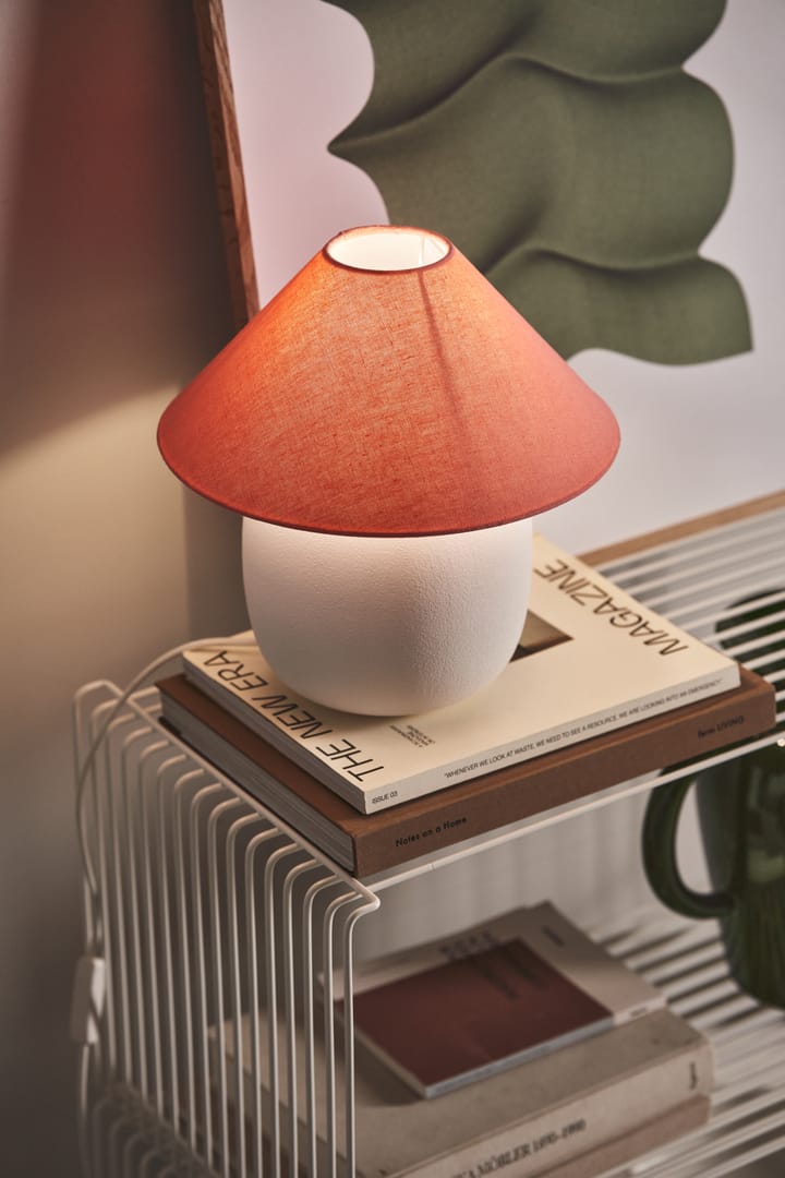 Boulder bordslampa 29 cm white-peach Scandi Living