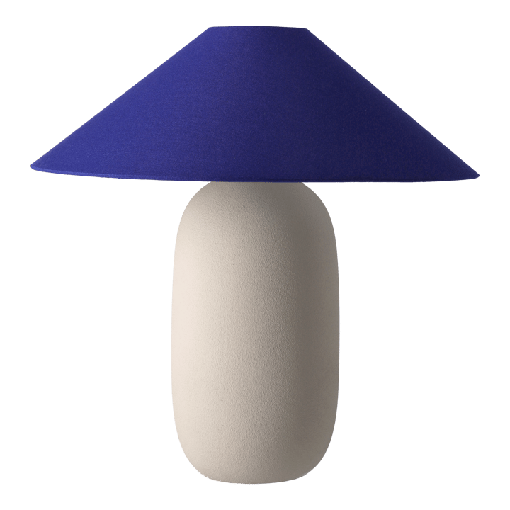 Boulder bordslampa 48 cm beige-cobolt Scandi Living
