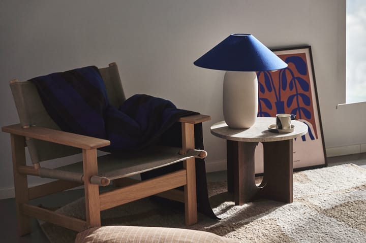 Boulder bordslampa 48 cm beige-cobolt Scandi Living