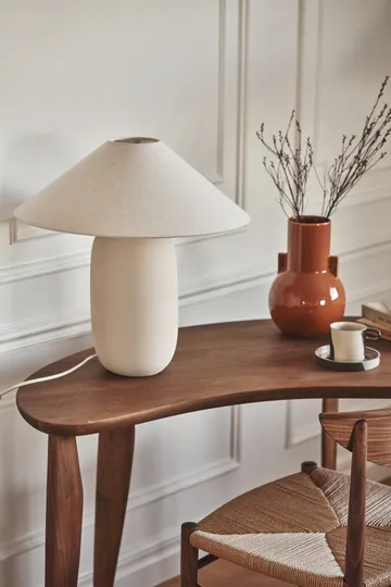 Boulder bordslampa 48 cm beige-nature - Scandi Living