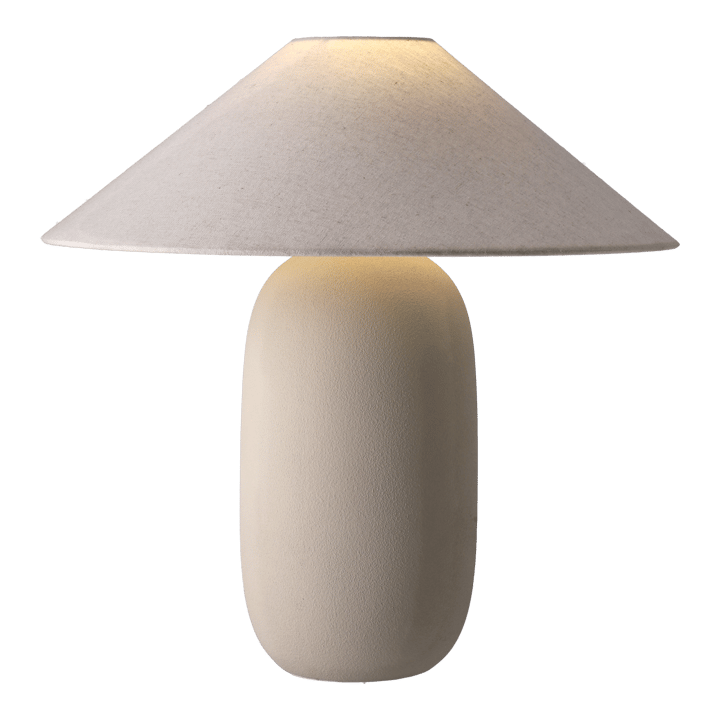 Boulder bordslampa 48 cm beige-nature - Lampfot - Scandi Living