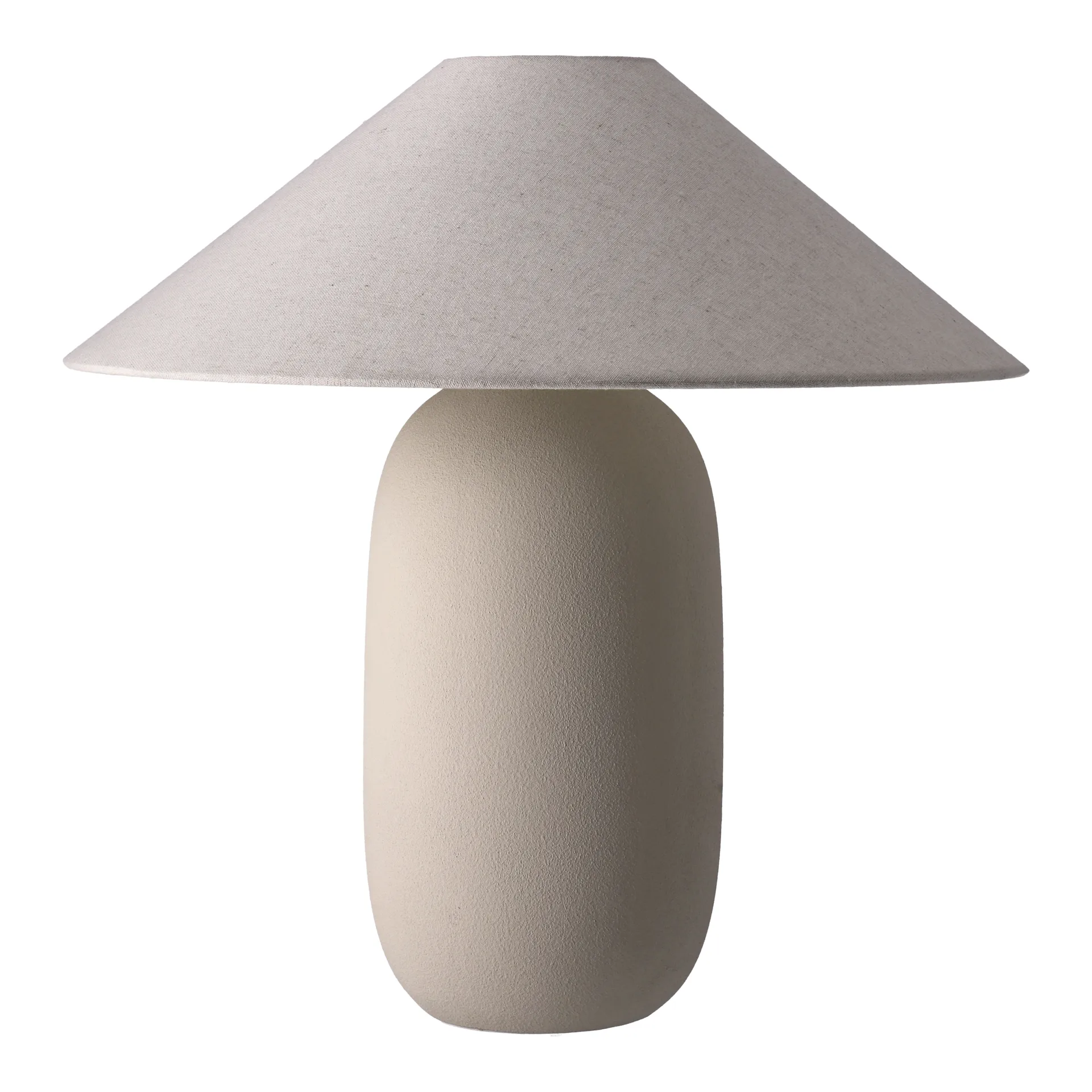 Boulder bordslampa 48 cm beige-nature Scandi Living