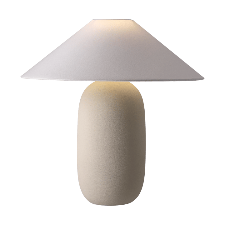 Boulder bordslampa 48 cm beige-white - Lampfot - Scandi Living