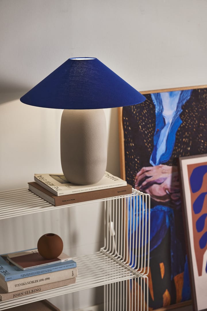 Boulder bordslampa 48 cm grey-cobolt Scandi Living
