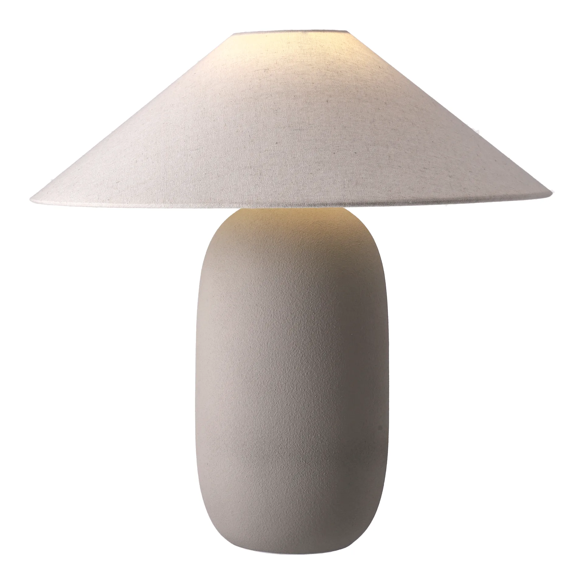 Boulder bordslampa 48 cm grey-nature,  Scandi Living