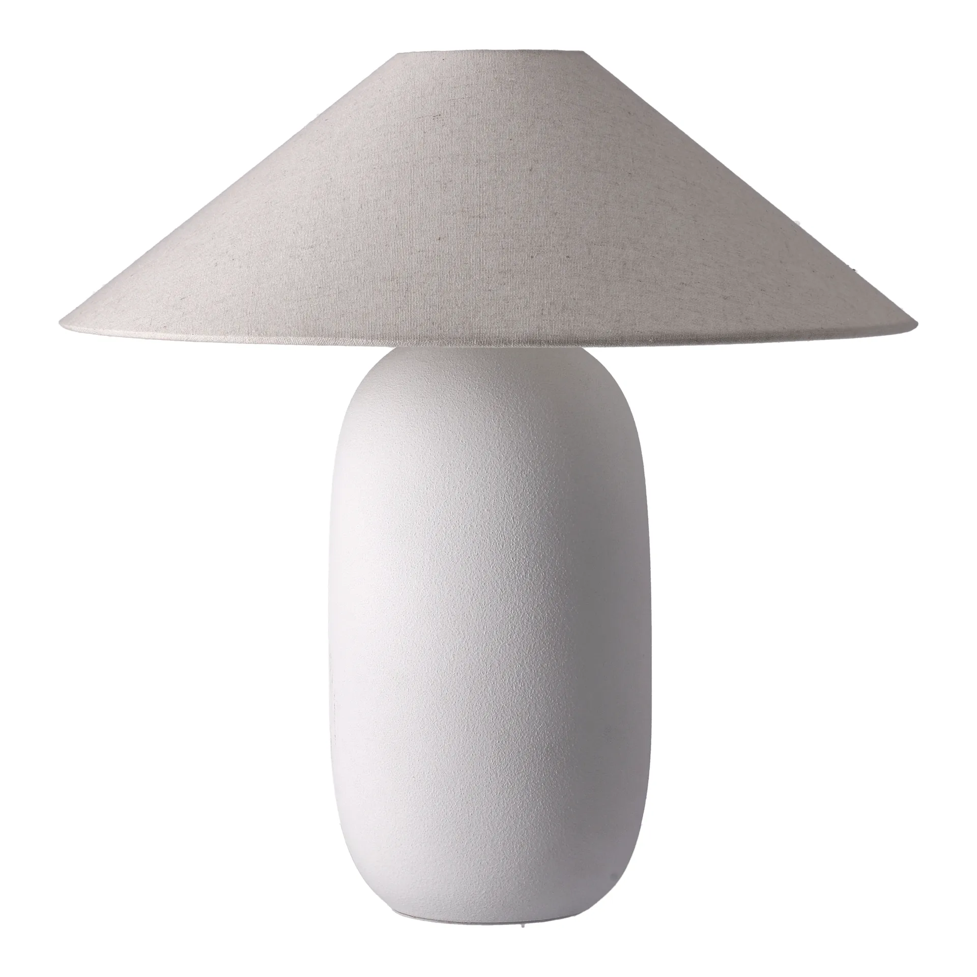 Boulder bordslampa 48 cm white-nature,  Scandi Living