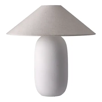 Boulder bordslampa 48 cm white-nature - Scandi Living