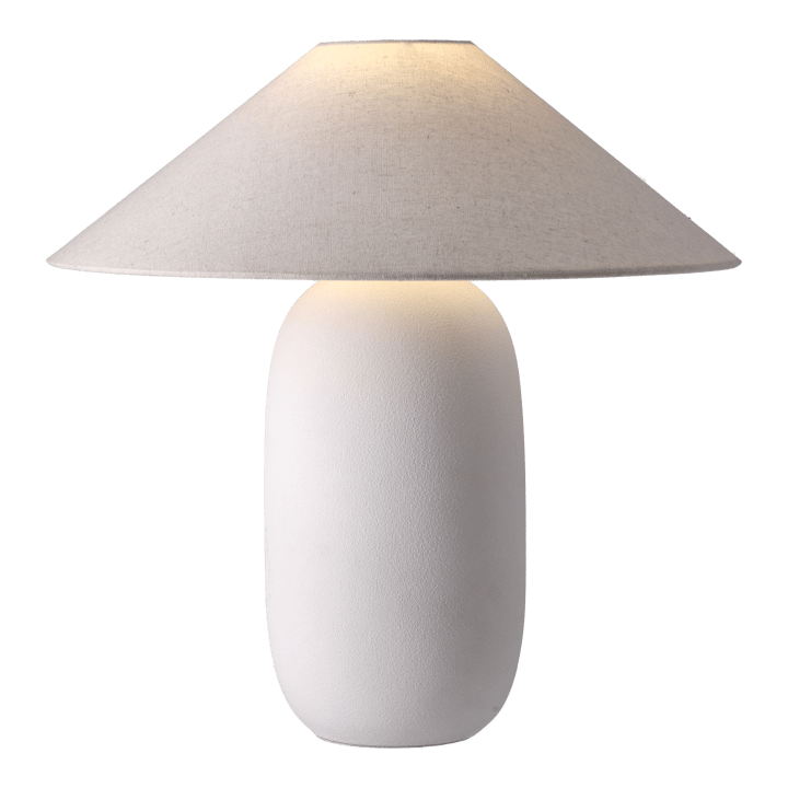 Boulder bordslampa 48 cm white-nature - Lampfot - Scandi Living