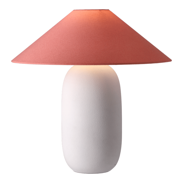 Boulder bordslampa 48 cm white-peach - undefined - Scandi Living