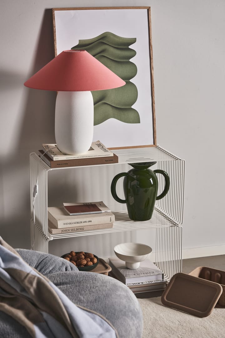 Boulder bordslampa 48 cm white-peach Scandi Living