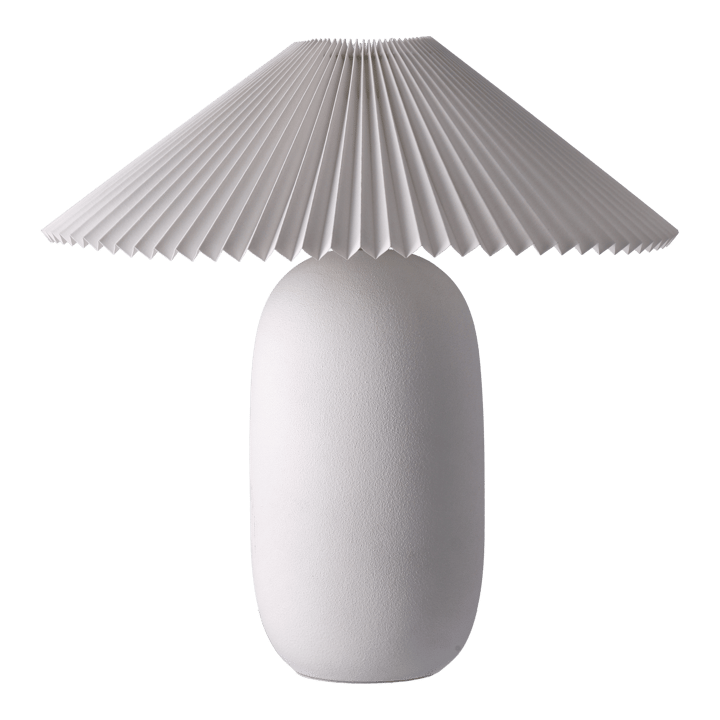 Boulder bordslampa 48 cm white-pleated white Scandi Living