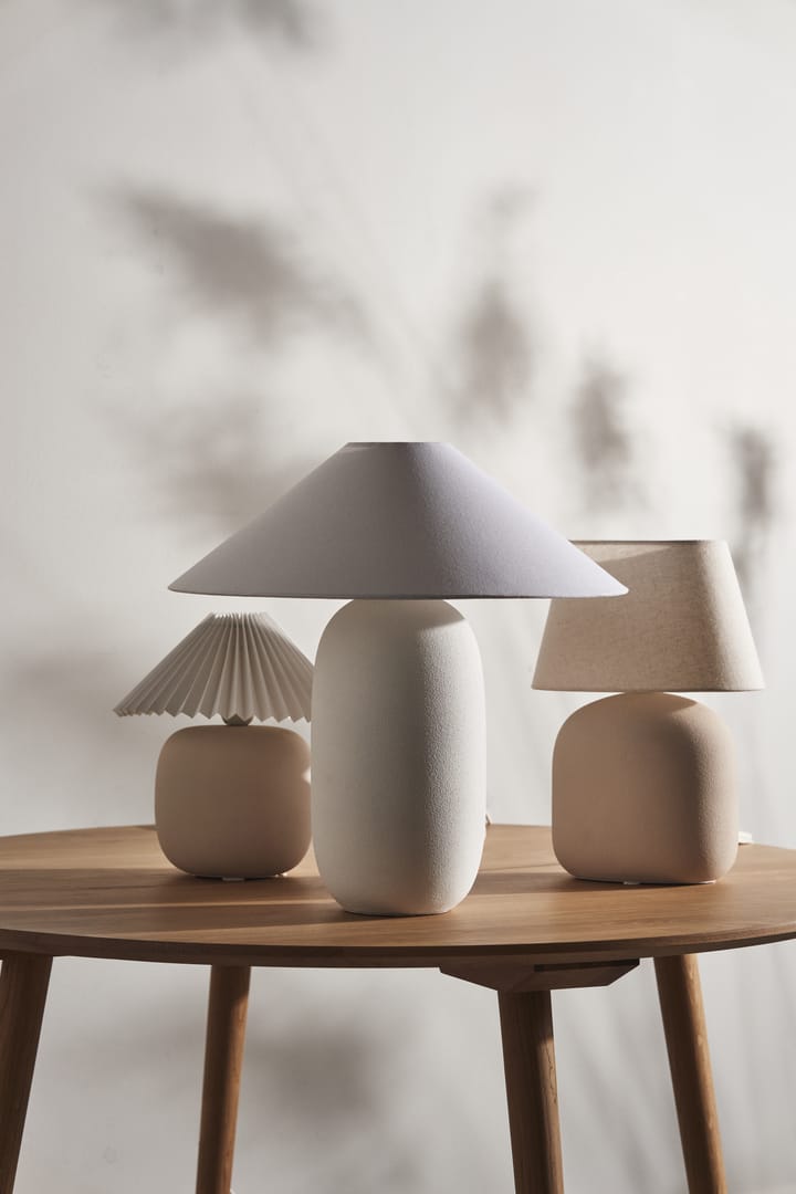 Boulder bordslampa 48 cm white-white - Lampfot - Scandi Living