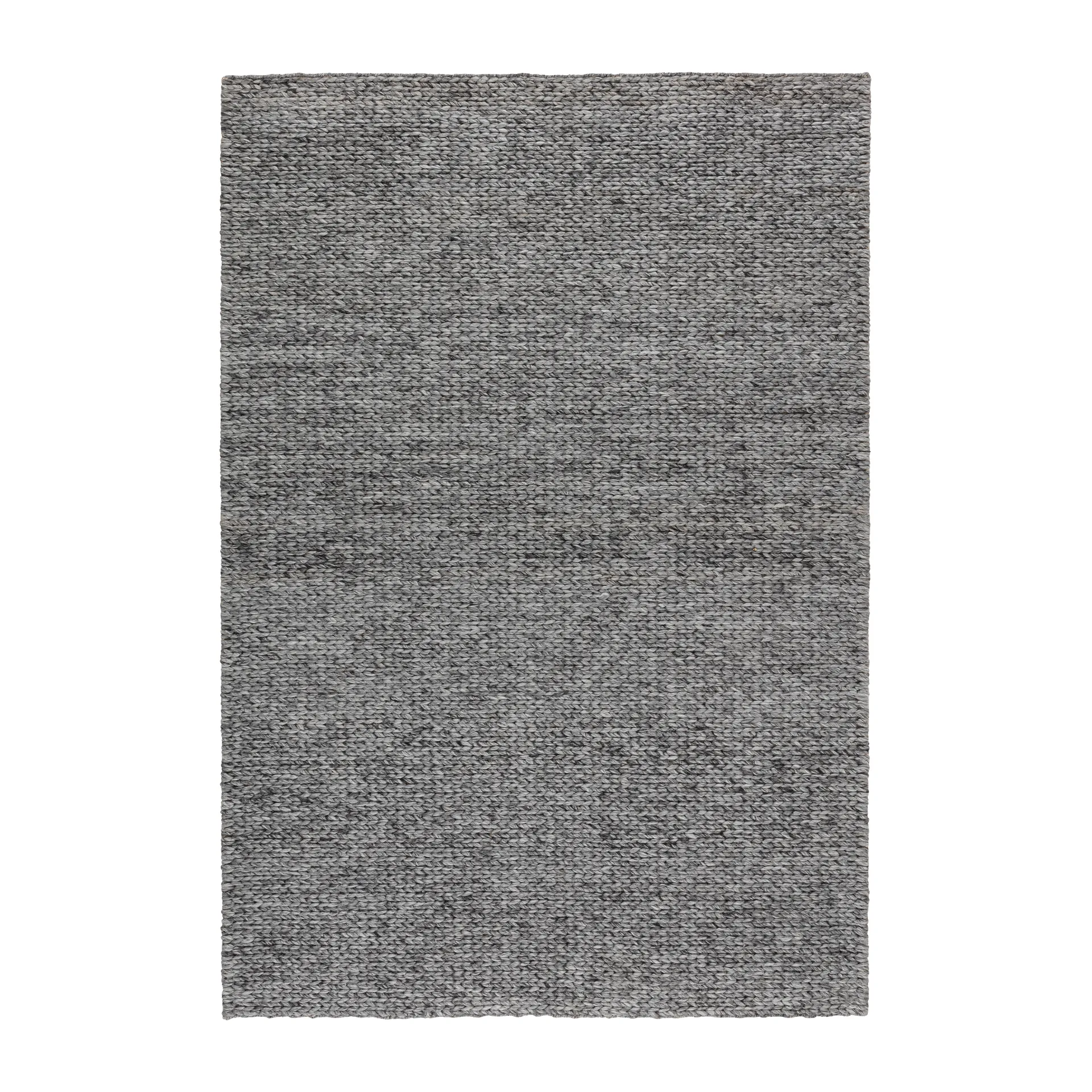 Braided ullmatta mörkgrå, 170x240 cm Scandi Living