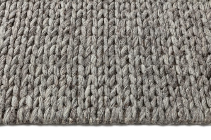 Braided ullmatta naturgrå, 170x240 cm Scandi Living