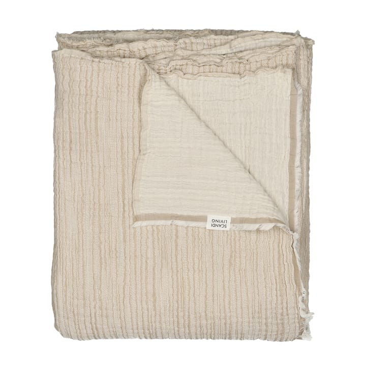 Breeze överkast 160x260cm, Beige Scandi Living