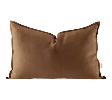 Calm kuddfodral linne 40x60 cm - Almond Brown - Scandi Living