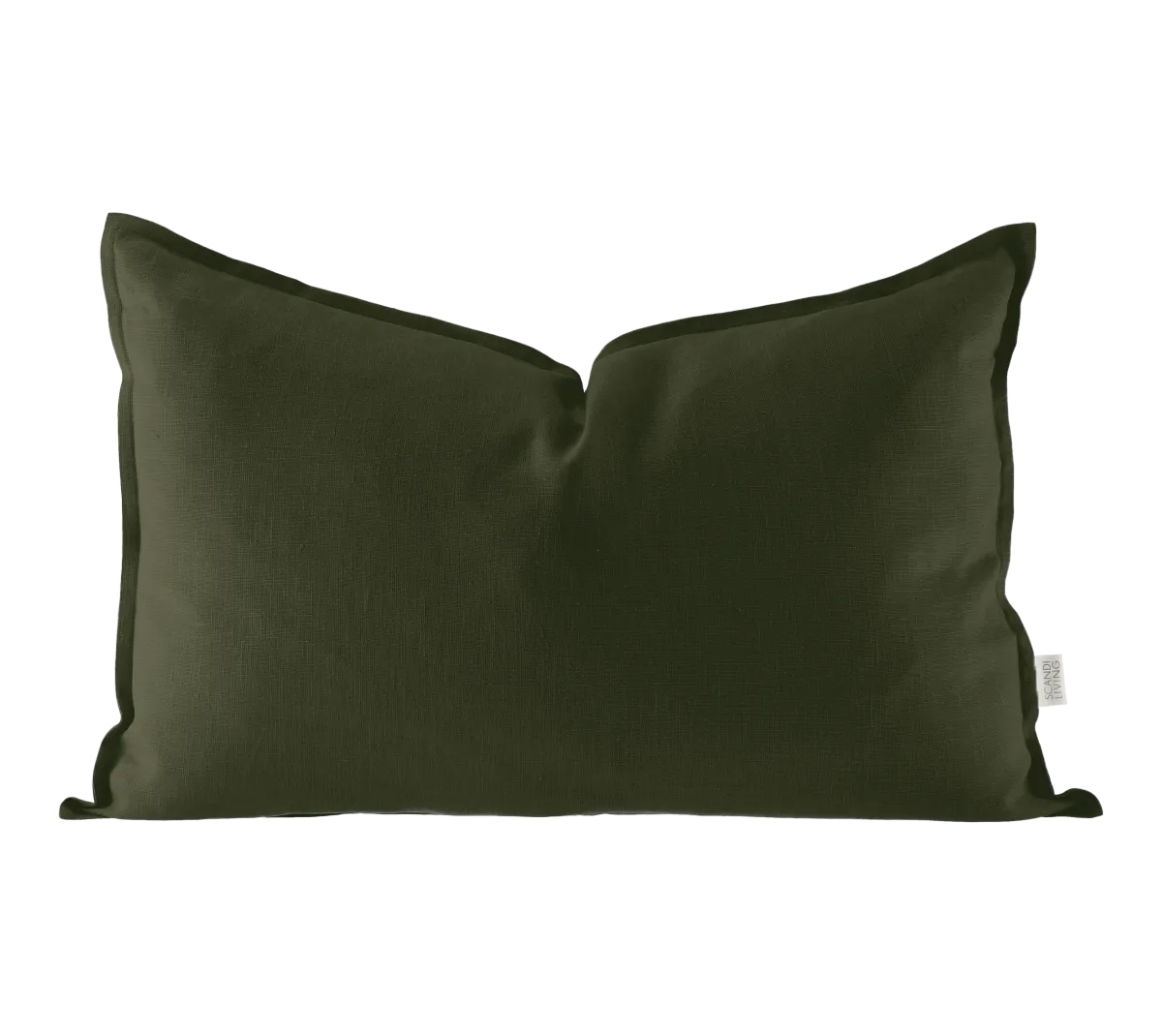 Calm kuddfodral linne 40x60 cm, Forest Green Scandi Living