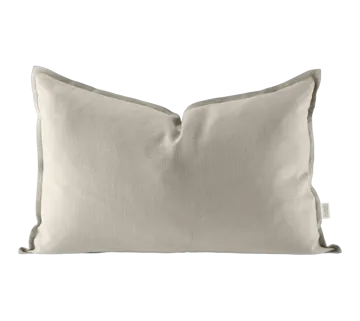 Calm kuddfodral linne 40x60 cm - Greige - Scandi Living