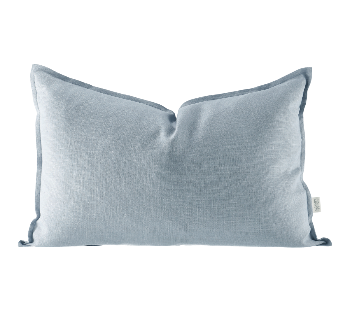 Scandi Living Calm kuddfodral linne 40x60 cm Sky Blue