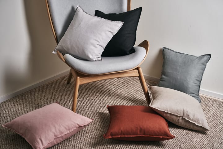 Calm kuddfodral linne 50x50 cm, Icy Grey Scandi Living