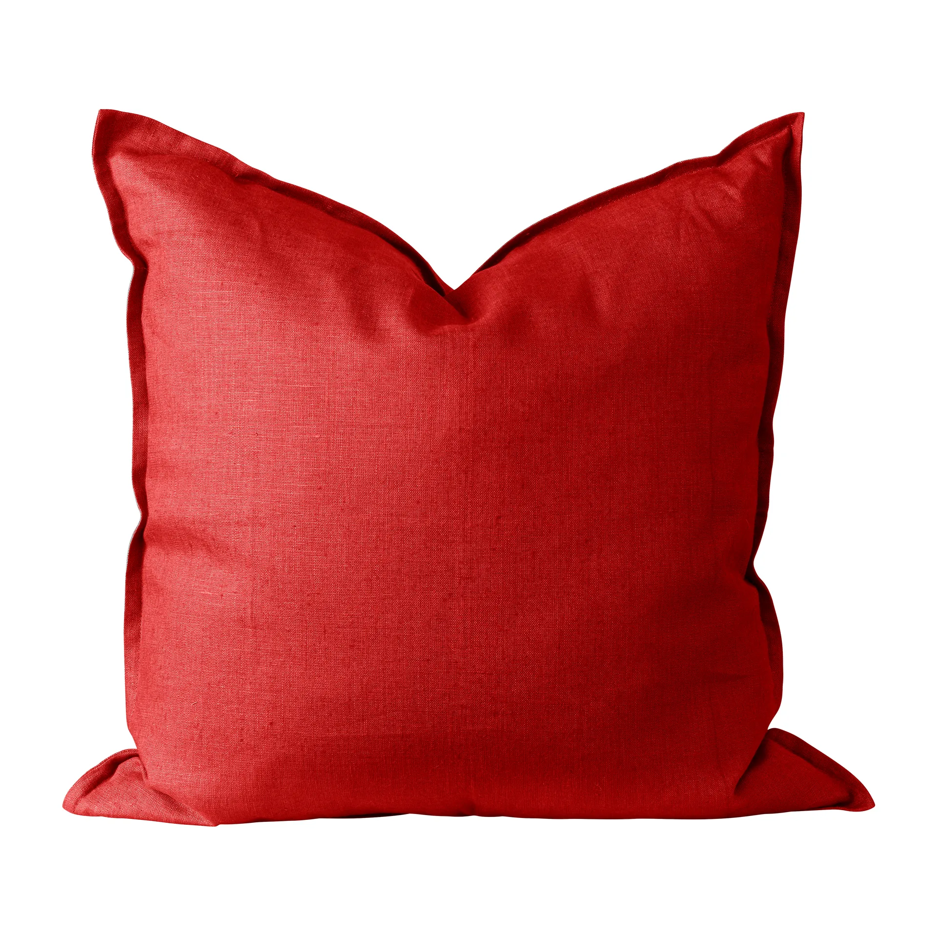 Calm kuddfodral linne 50x50 cm, Red Scandi Living
