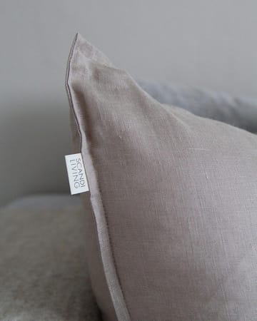 Calm kuddfodral linne 50x50 cm - Sand  - Scandi Living