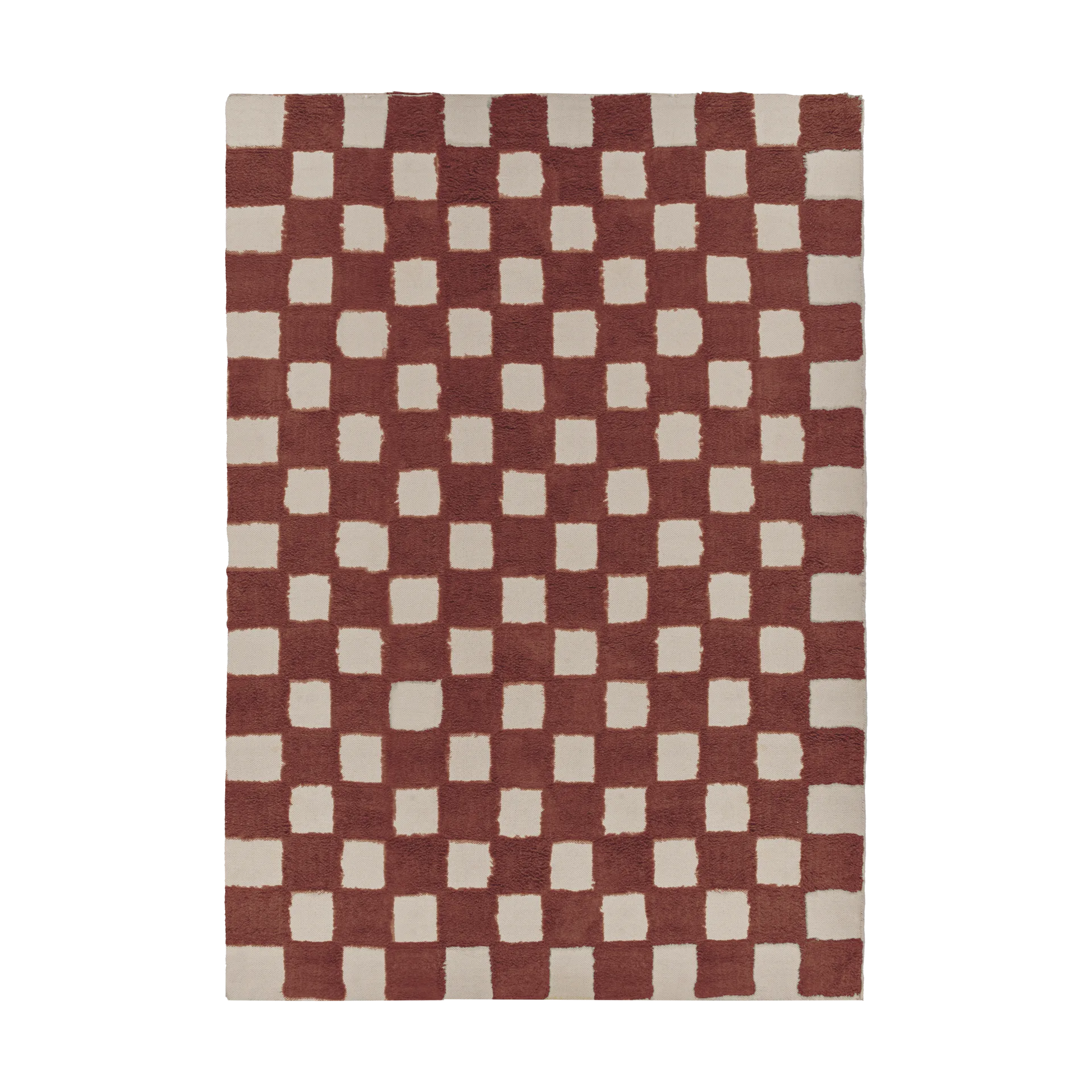 Checker Play matta 170x240 cm, Rust Scandi Living