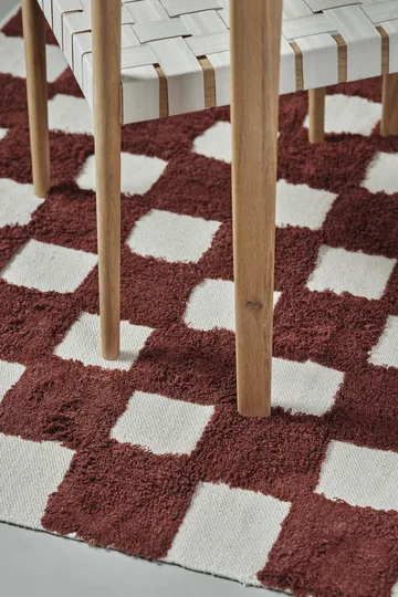 Checker Play matta 170x240 cm - Rust - Scandi Living