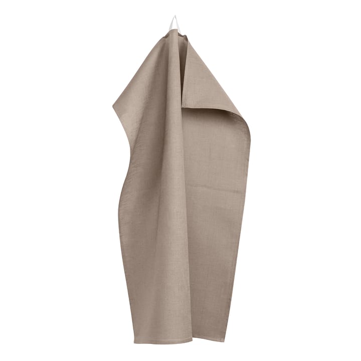 Clean kökshandduk i linne 47x70 cm 2-pack, sand Scandi Living