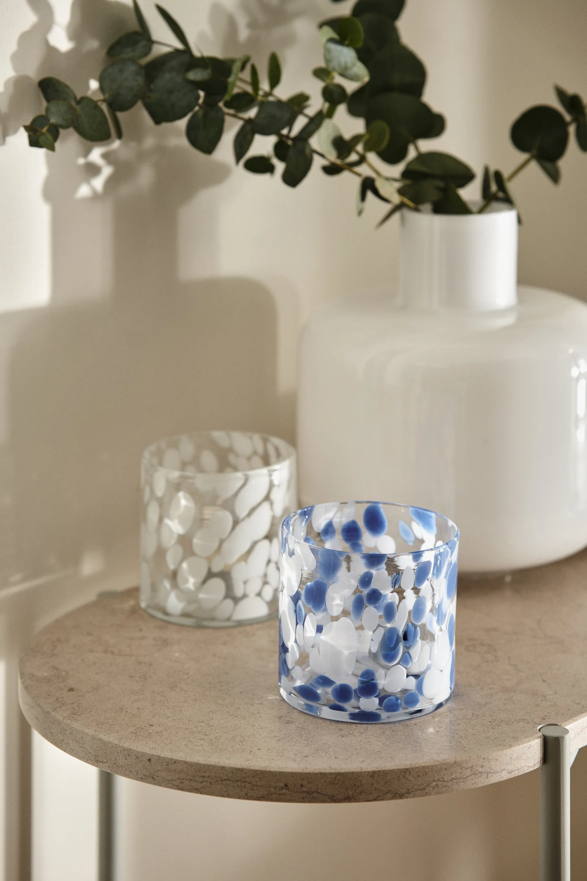 Cloud ljuslykta Ø10 cm, Light Blue Scandi Living