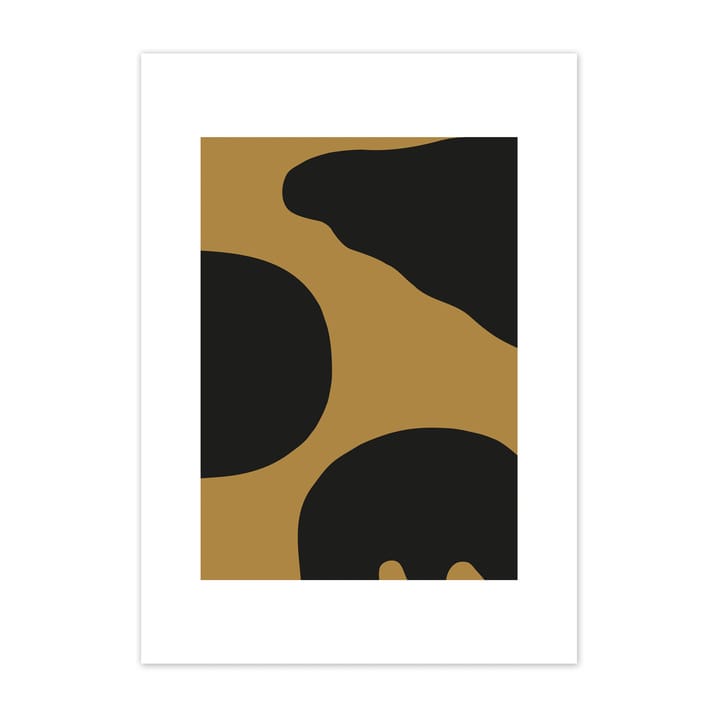 Contour poster brun, 40x50 cm Scandi Living