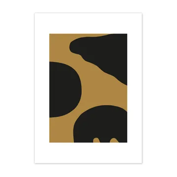 Contour poster brun - 50x70 cm - Scandi Living