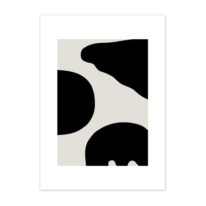 Contour poster grå, 30x40 cm Scandi Living