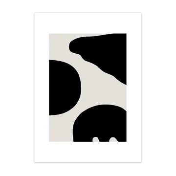 Contour poster grå - 50x70 cm - Scandi Living