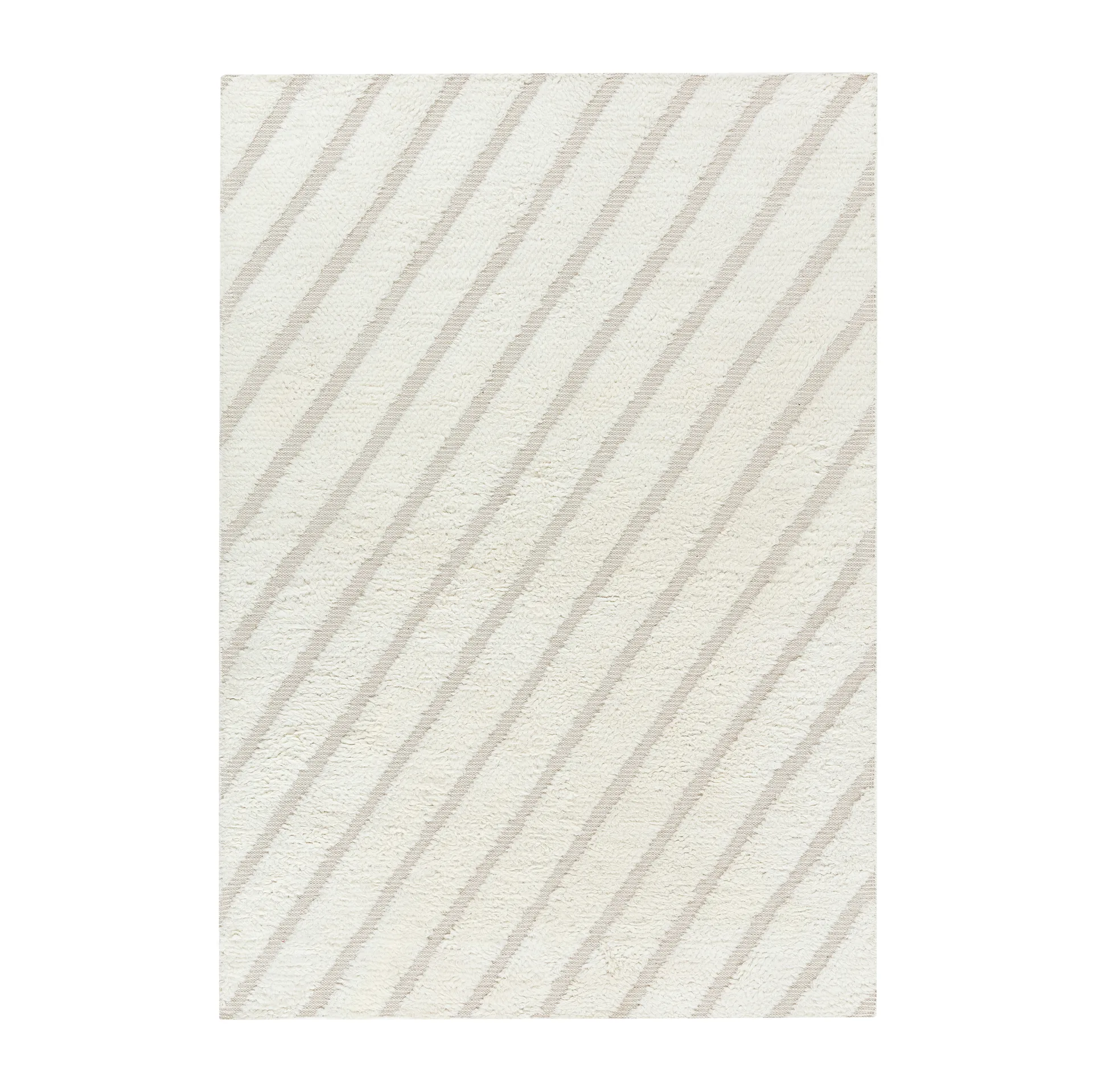 Cozy line ullmatta naturvit, 200x300 cm Scandi Living