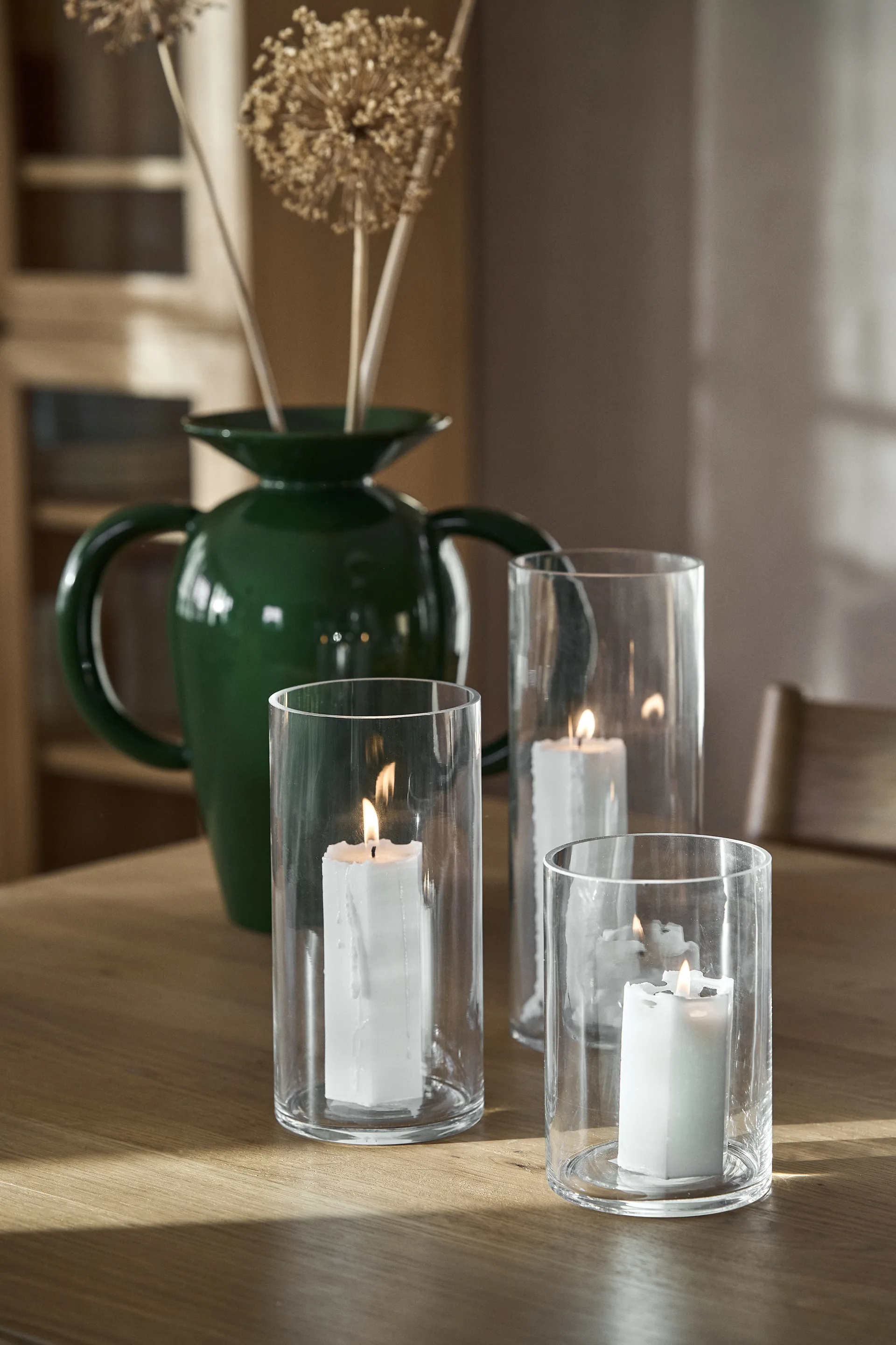 Cylinder vas Ø10x20 cm, Klar Scandi Living