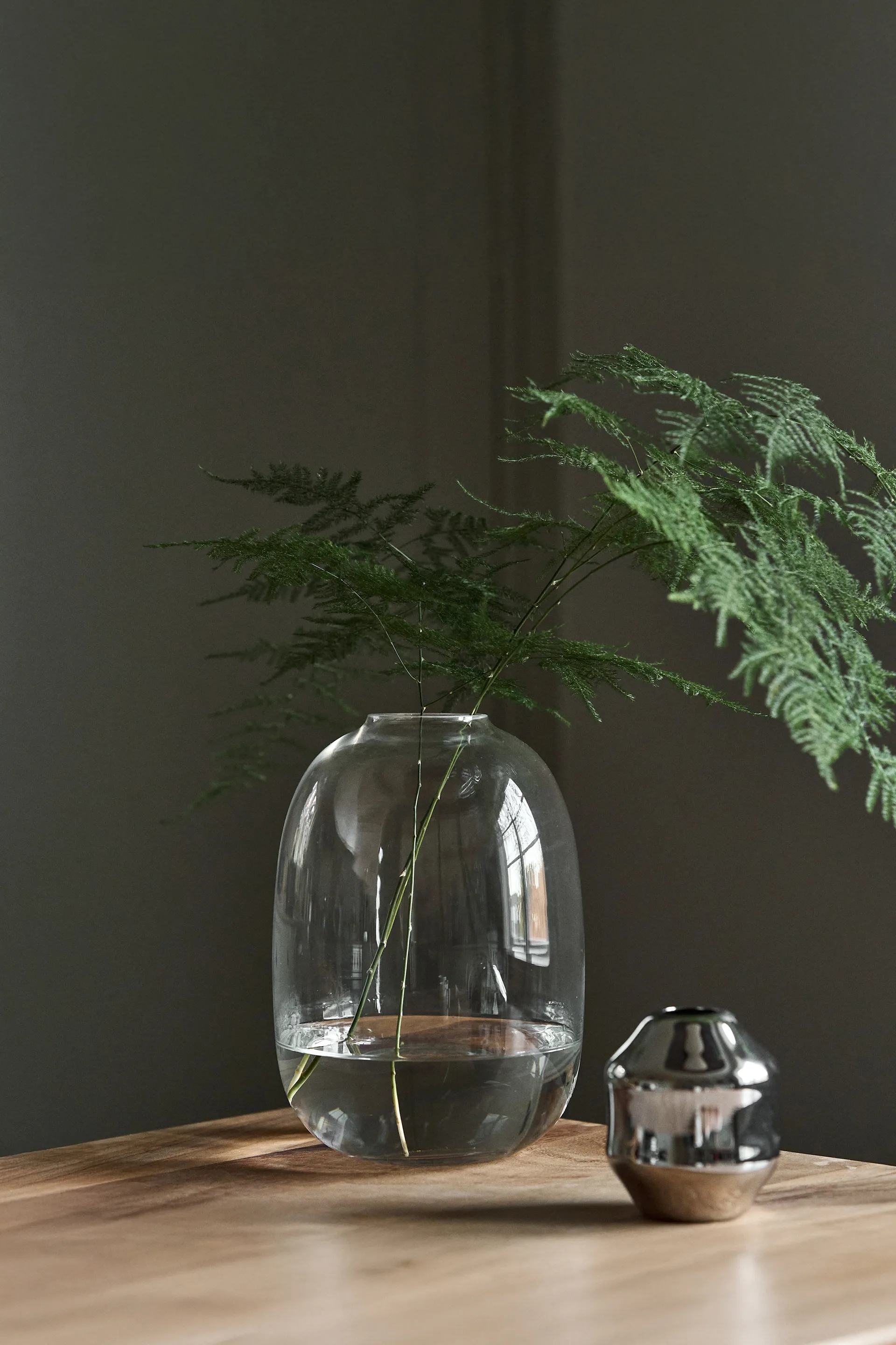 Dew vas Ø17x26 cm, Klar Scandi Living