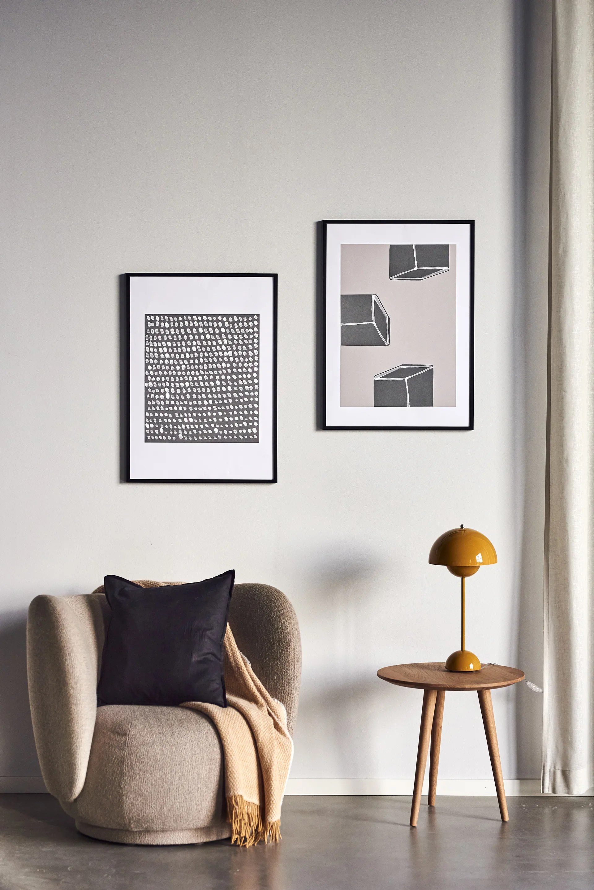 Dimensions poster, 50x70 cm Scandi Living