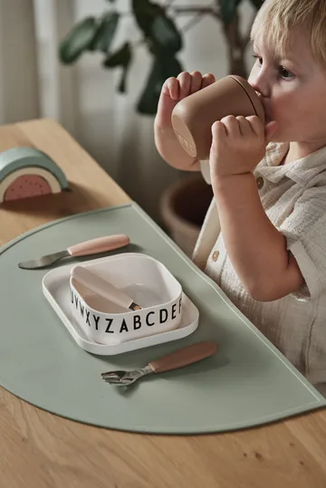 Dine bestickset silikon 3 delar - Blush - Scandi Living