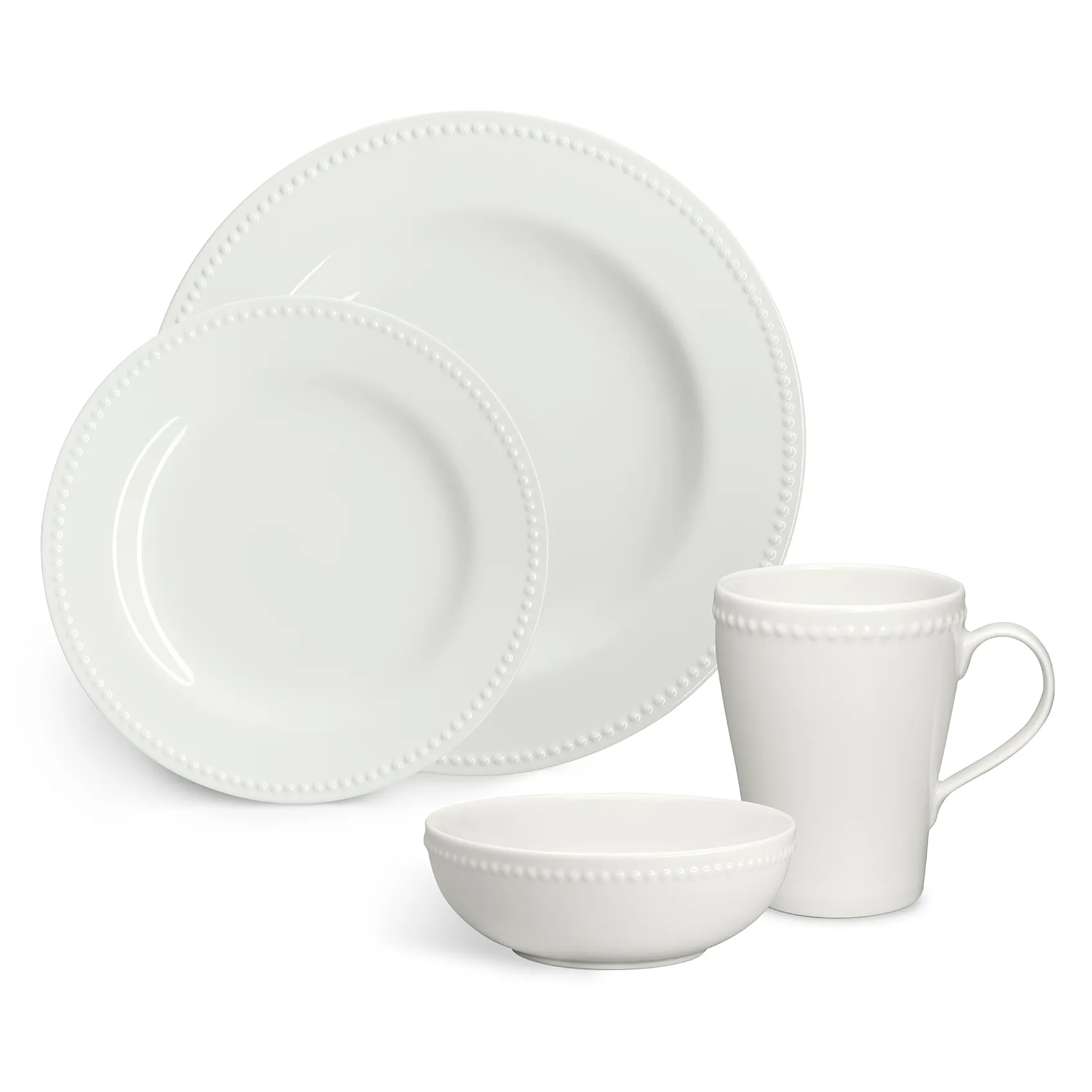Dots assiett 22 cm 4-pack, Cremevit Scandi Living