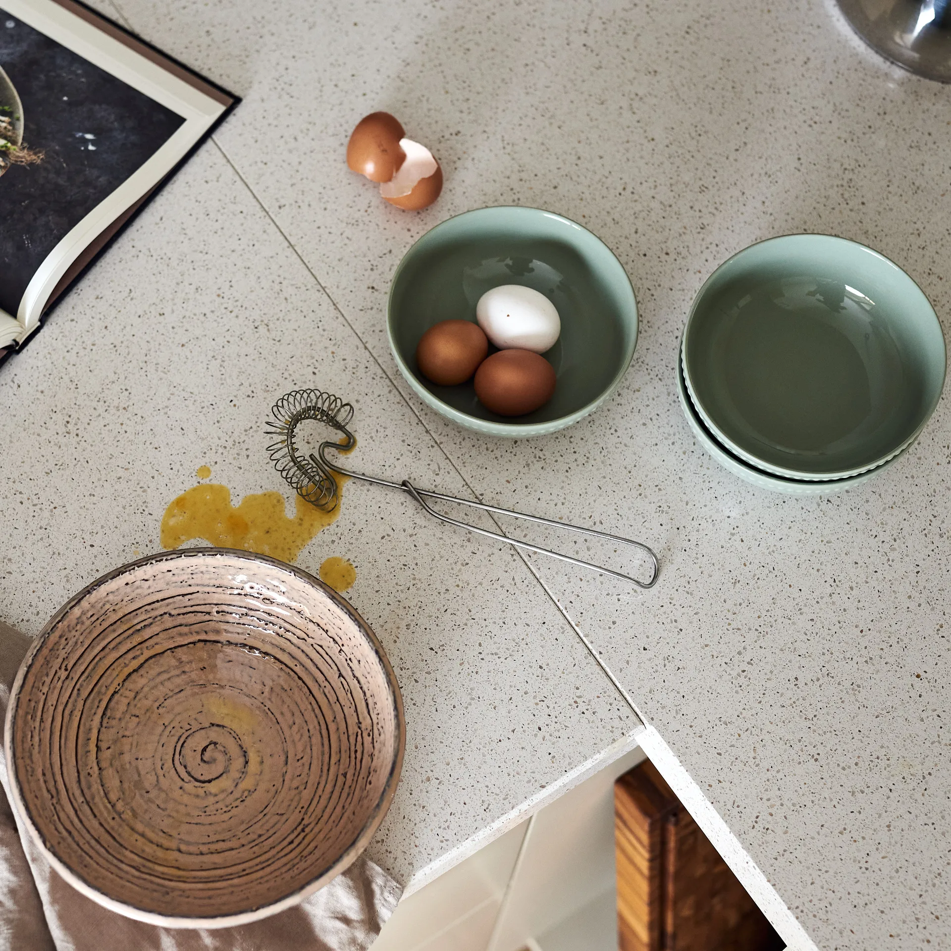 Dots frukostskål 60 cl 4-pack, Grön Scandi Living