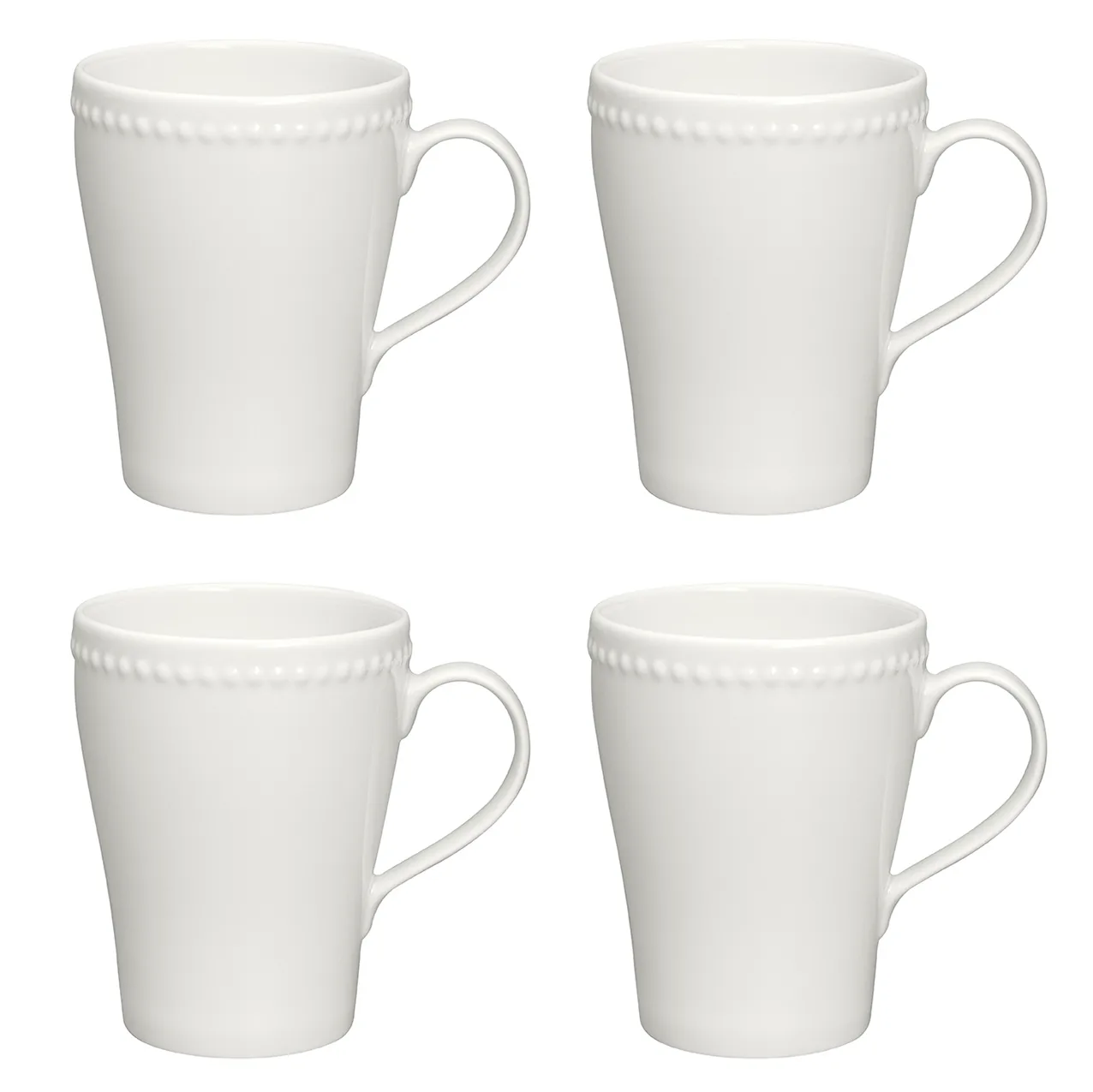 Dots mugg 35 cl 4-pack, Cremevit Scandi Living