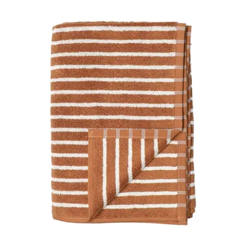 Drift badhandduk 100x150 cm - Brun-vit - Scandi Living