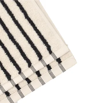 Drift badhandduk 100x150 cm - Vit-svart - Scandi Living